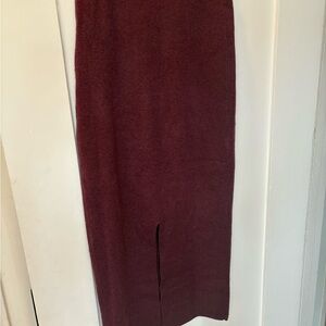 A New Day Rich Burgundy Knit 🧶 Pencil Skirt